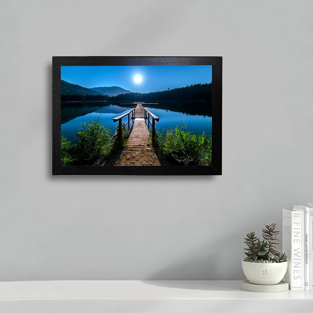 Nature Photo Frame with Personalized photos of size 8X12, 12X12, 12X18 inch….. up to 20X30 inch | vertical & Horizontal | Available in Multiple Size | Wall Mount
