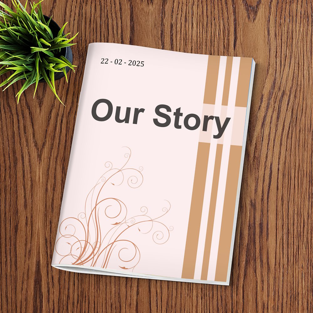 Travel | Diary Book For Gen-z Generation | Medium Size | 6 x 8 inches | Min-16 Max - 24 Photos |