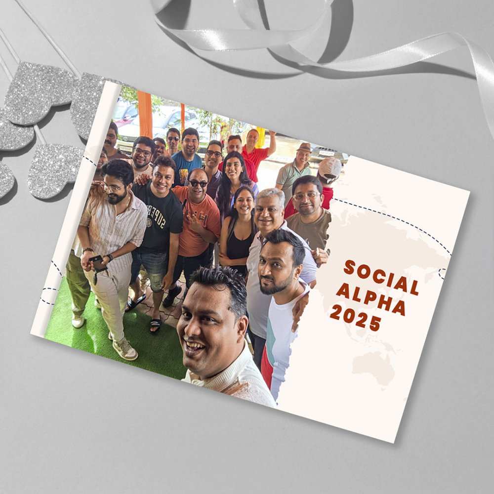 Social Alpha 2025 | Medium Size | 8 X 12 inches | Min-20 Max - 60 Photos